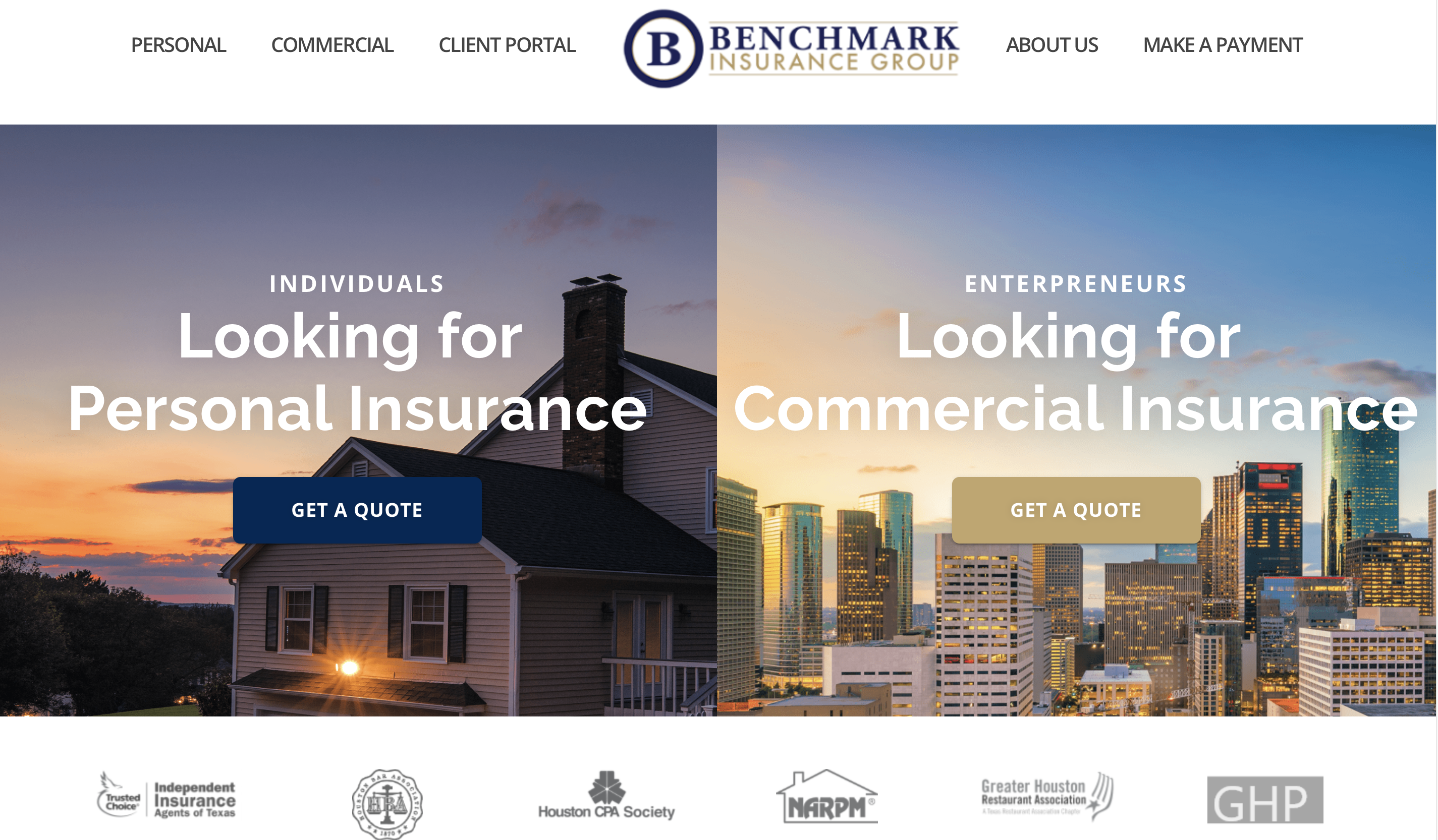 Benchmark Broker Redesign Banner